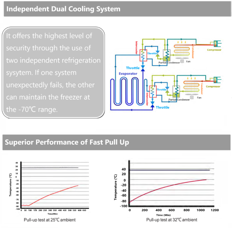 Independent Dural Guard VIP Plus Ultra Low Temperature Freezer 408/588/838L(图4)