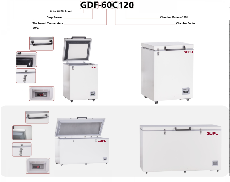 Chest -60℃ Medical Deep Freezer 120/500L(图1)